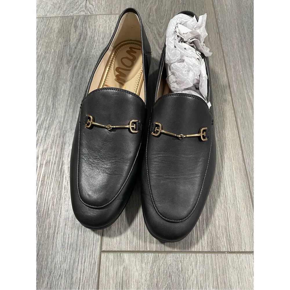 Sam Edelman Loraine Black Modena Calf Leather Loafers E851917015 Women’s 10